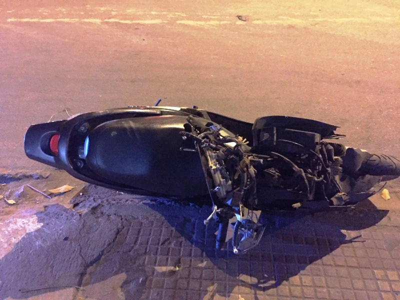 Xe ben bỏ chạy sau khi cán tử vong một thanh niên ảnh 3